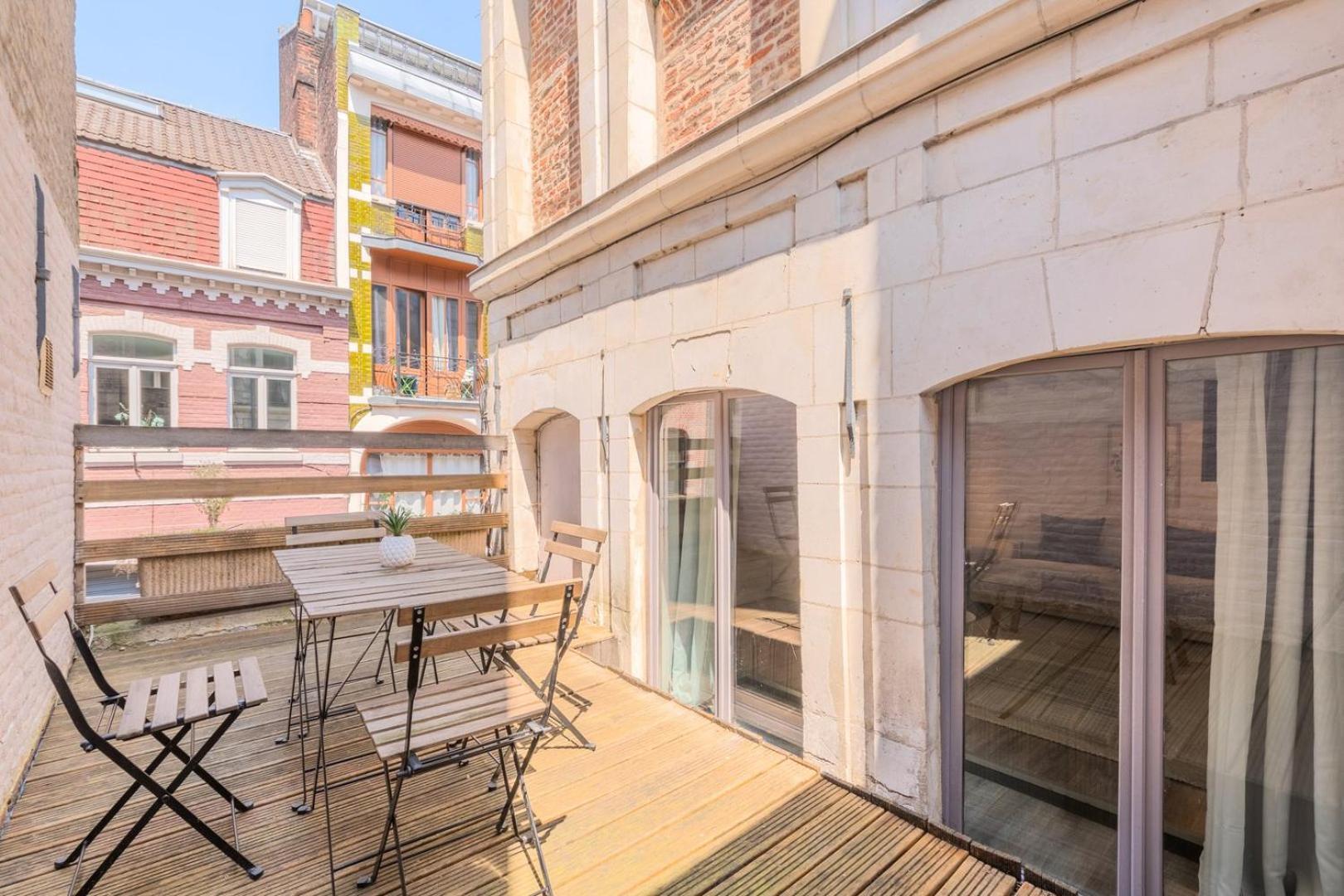 Atypical Triplex Near Grand Place With Terrace Lille Kültér fotó